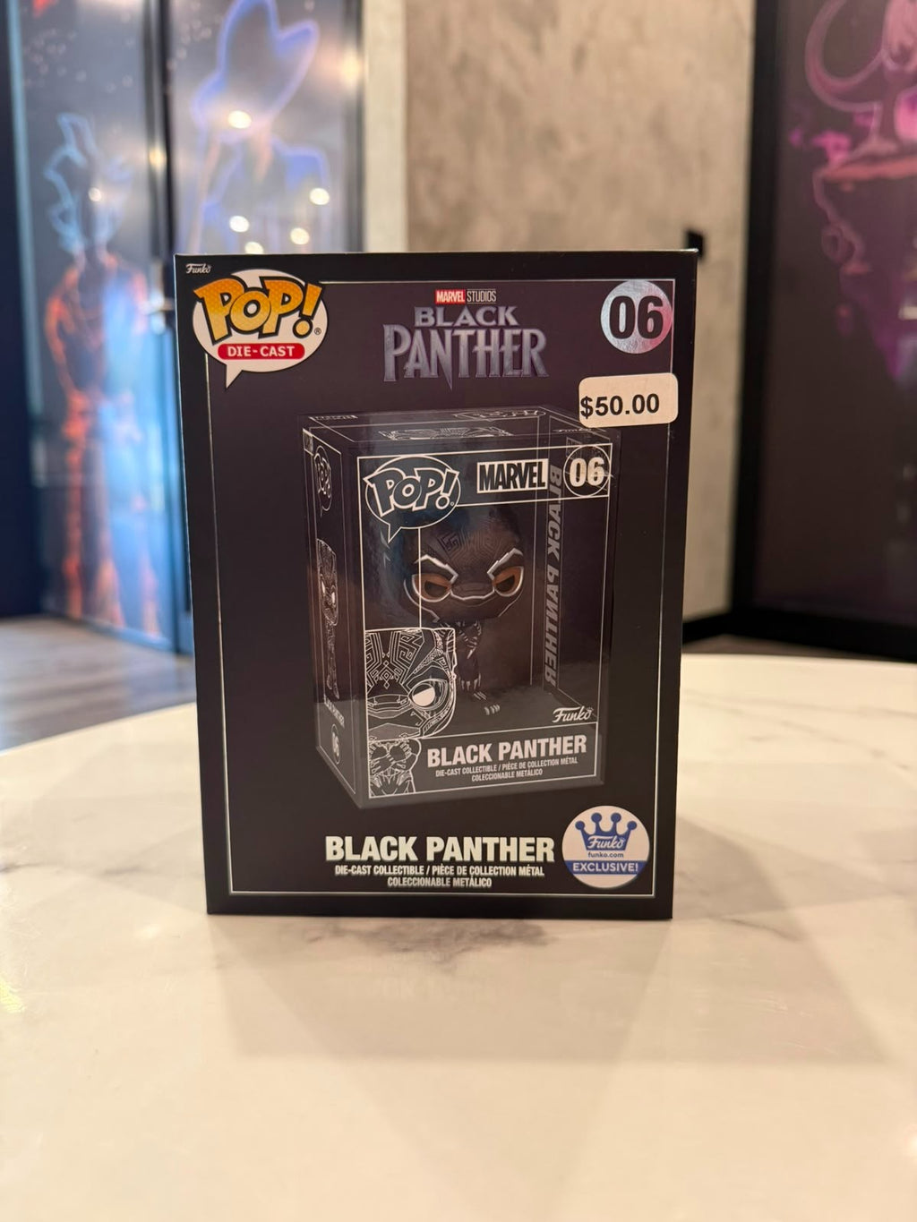 Funko POP Die Cast 06 Black Panther Funko Exclusive