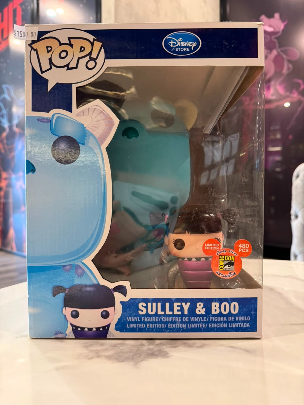 Orange Sulley Blox Funko Pop SDCC 2012 Comic Con Le Disney Pixar Monsters Inc